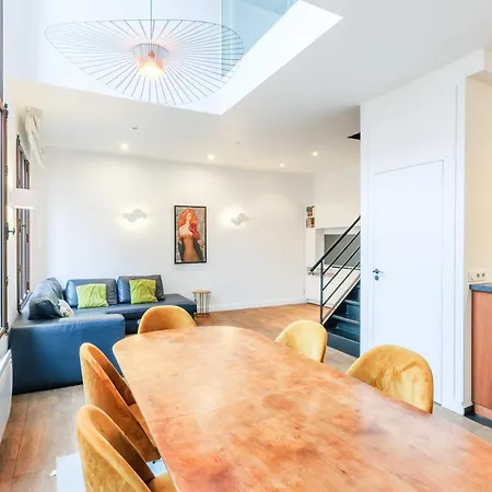 דירה Bastille - Elegant Duplex Loft -6p פריז