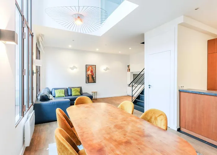 Appartement Bastille - Elegant Duplex Loft -6p Parijs