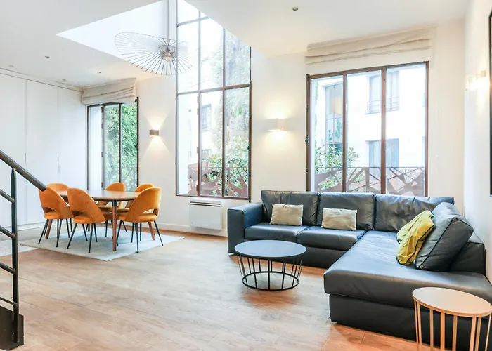 Bastille - Elegant Duplex Loft -6p Párizs